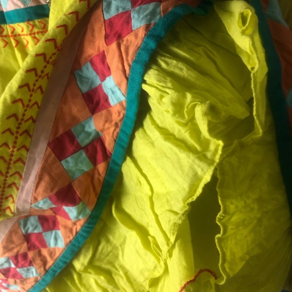 Anthropology Leifsdottir Strapless Quilted Sundress Size 6 Great Condition. - Picture 6 of 8